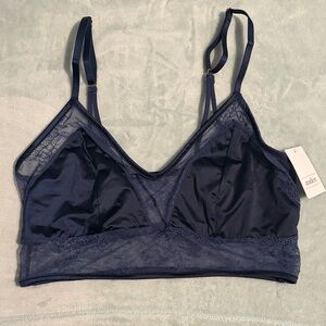 Auden Midnight Blue Lace Bralette